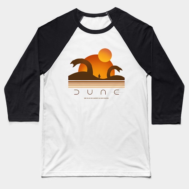 Dune (2021) Baseball T-Shirt by VanHand